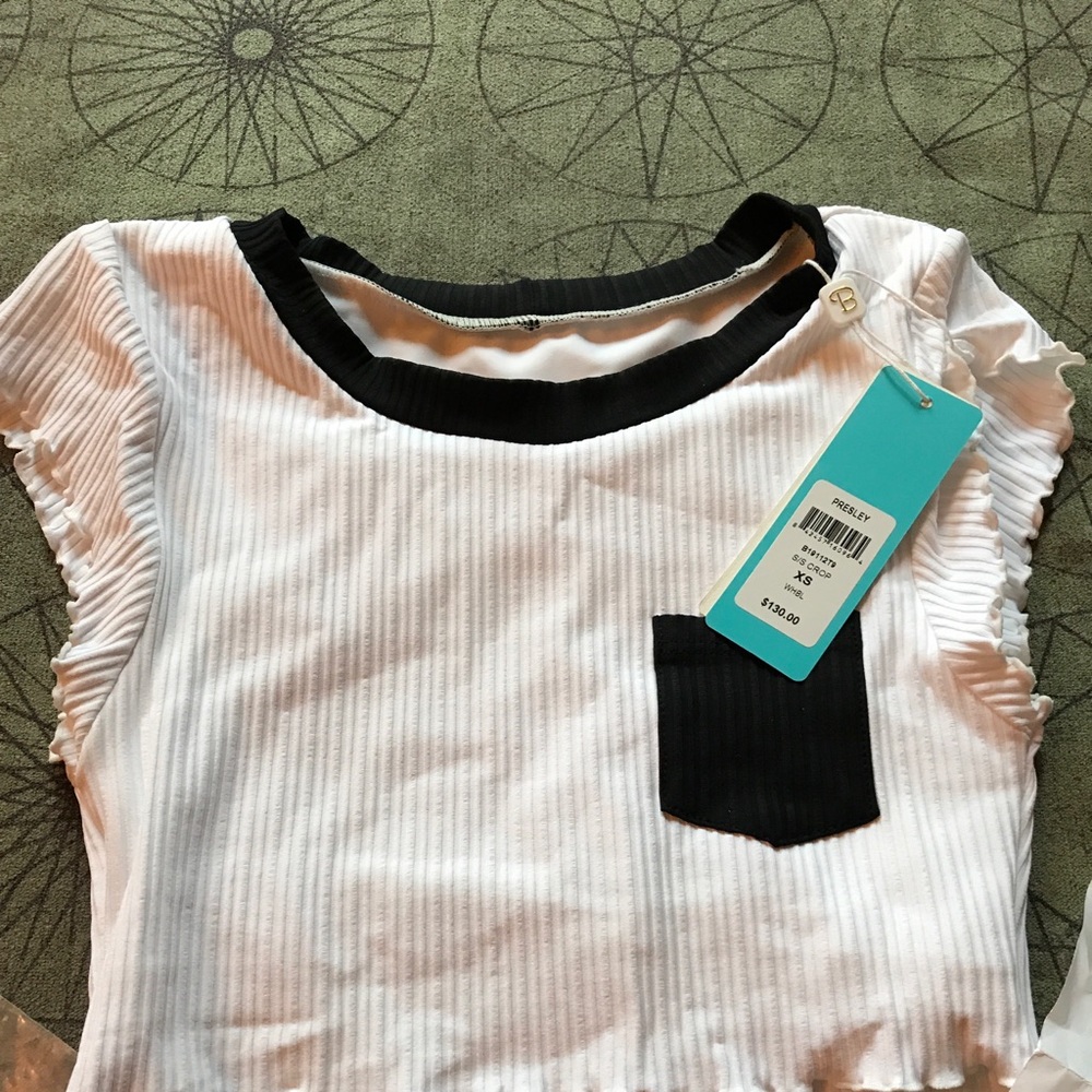 Beach Bunny Swimwear Crop Top XS Presley